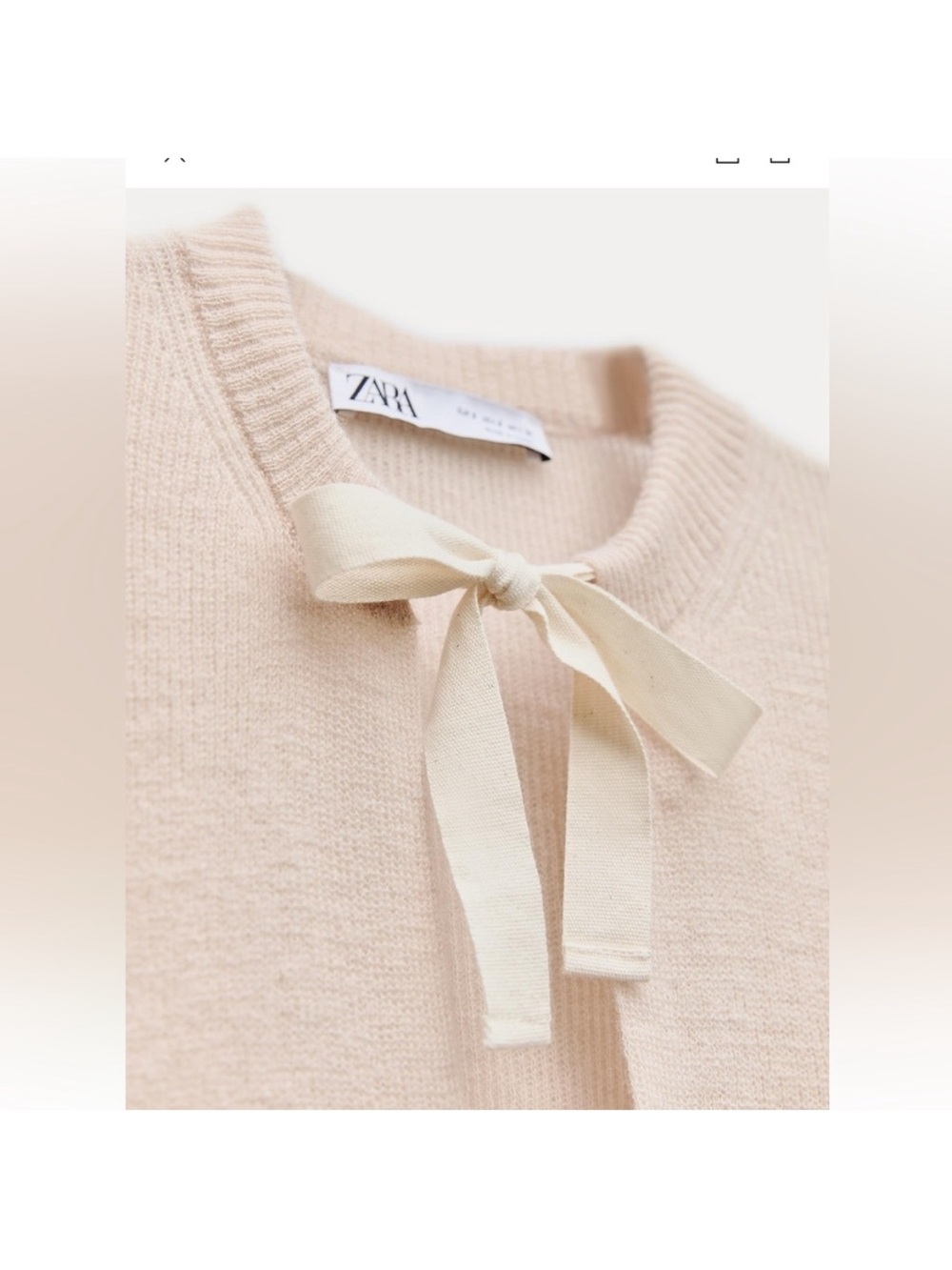 Zara Bow Cardigan - Picture 5 of 7